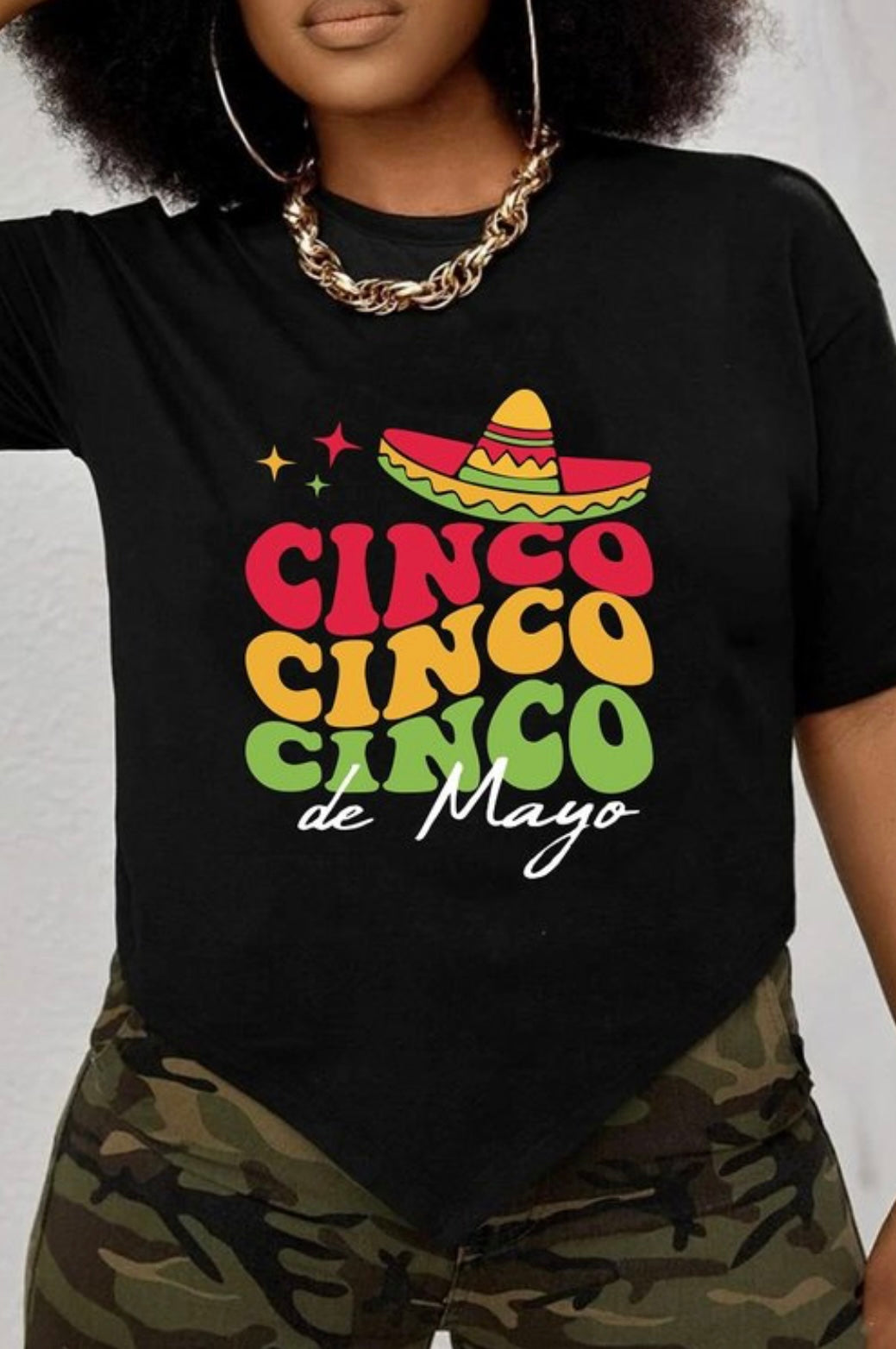 Cinco De Mayo T shirt (black)