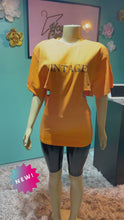 Load and play video in Gallery viewer, Vintage Top w/ Zipper (Orange)
