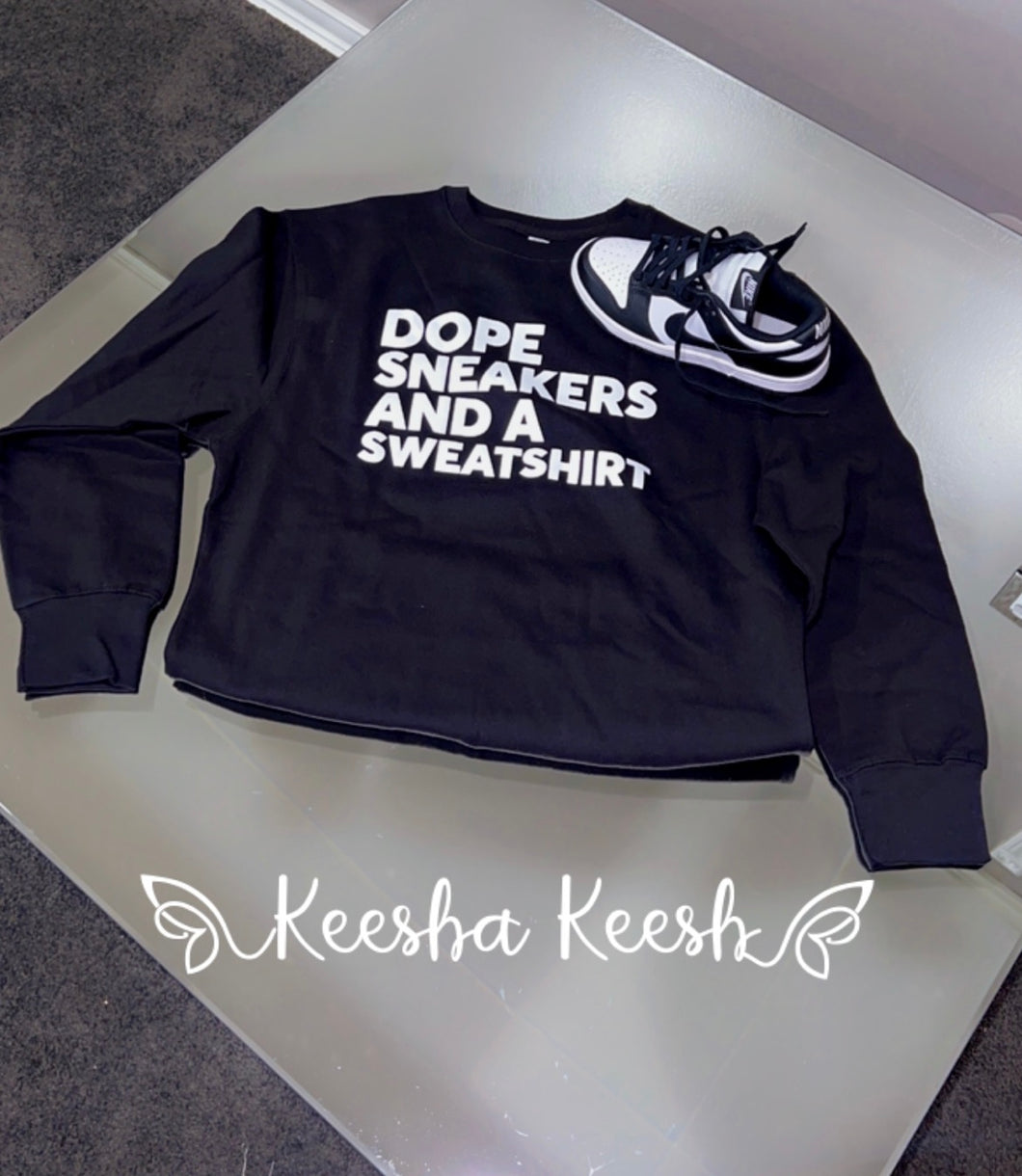 Dope Sneakers Sweatshirt (Black)