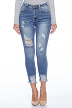 Load image into Gallery viewer, Distressed Stretch Denim
