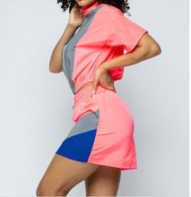 Load image into Gallery viewer, Two Piece Track Skirtset (Pink)
