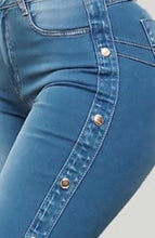 Load image into Gallery viewer, Button Up Bell Bottom Jeans
