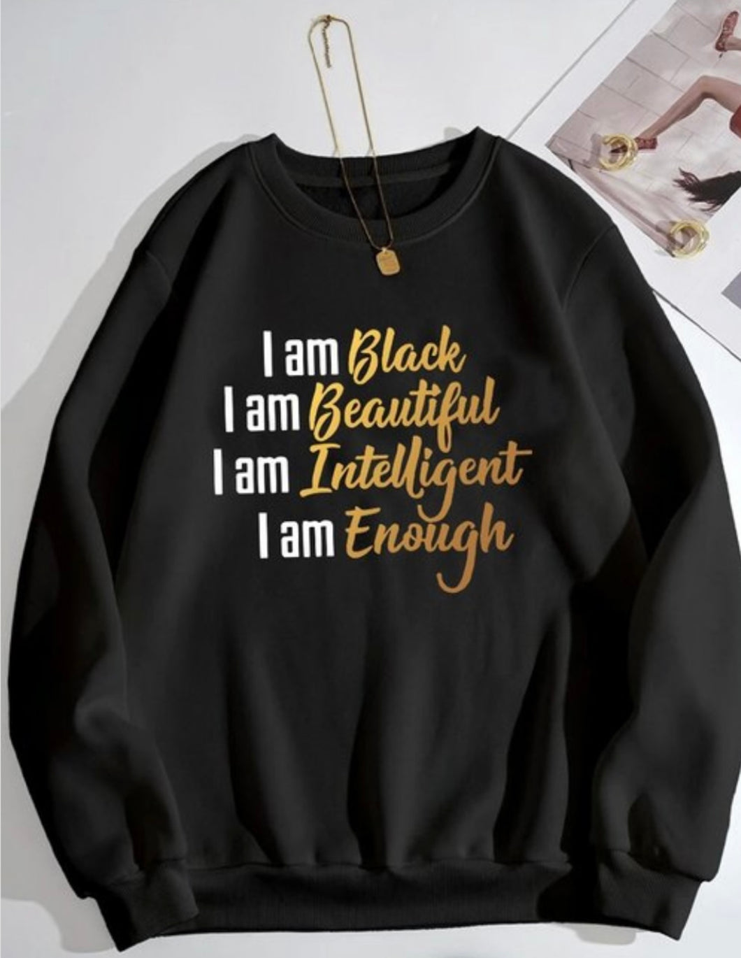 “I AM” Sweatshirt (Black)