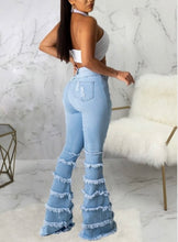 Load image into Gallery viewer, Layered Bell Bottom Jeans
